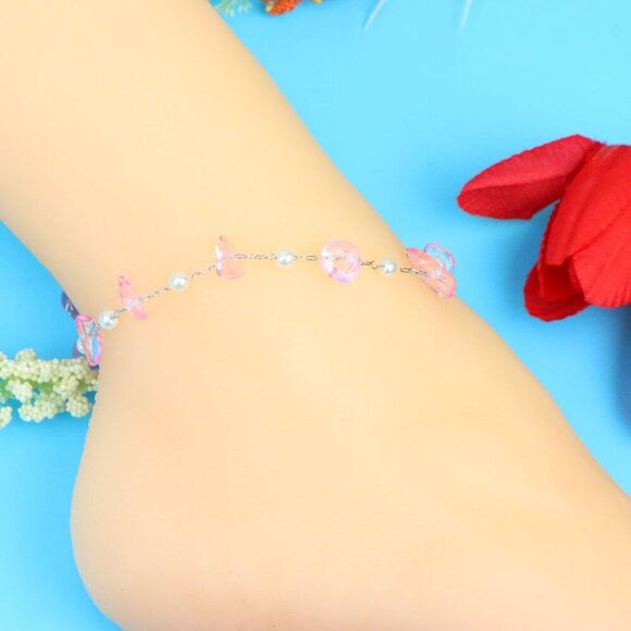 Elegant Handmade Anklet – Perfect for Women & Girls | Ideal Gift Option, DYC1418 - Picture 5 of 9